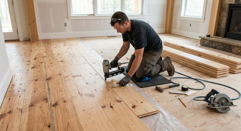 Plank Floor Installation in San Antonio, TX