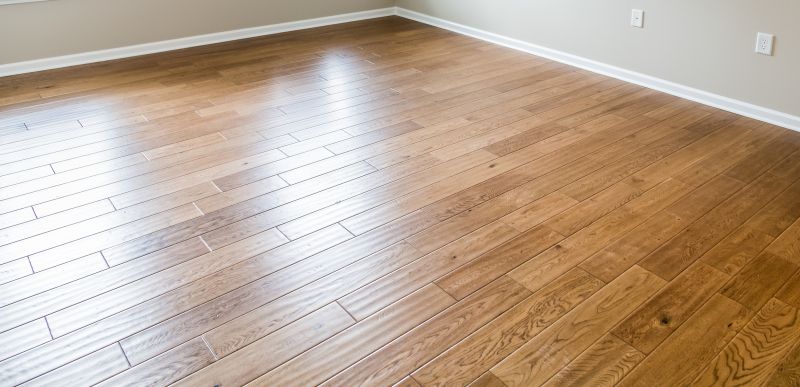 Modern Hardwood Flooring in Bedroom